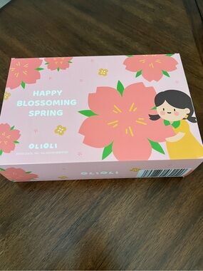 Happy Blossoming Spring Pink Floral Box by OLIOLI